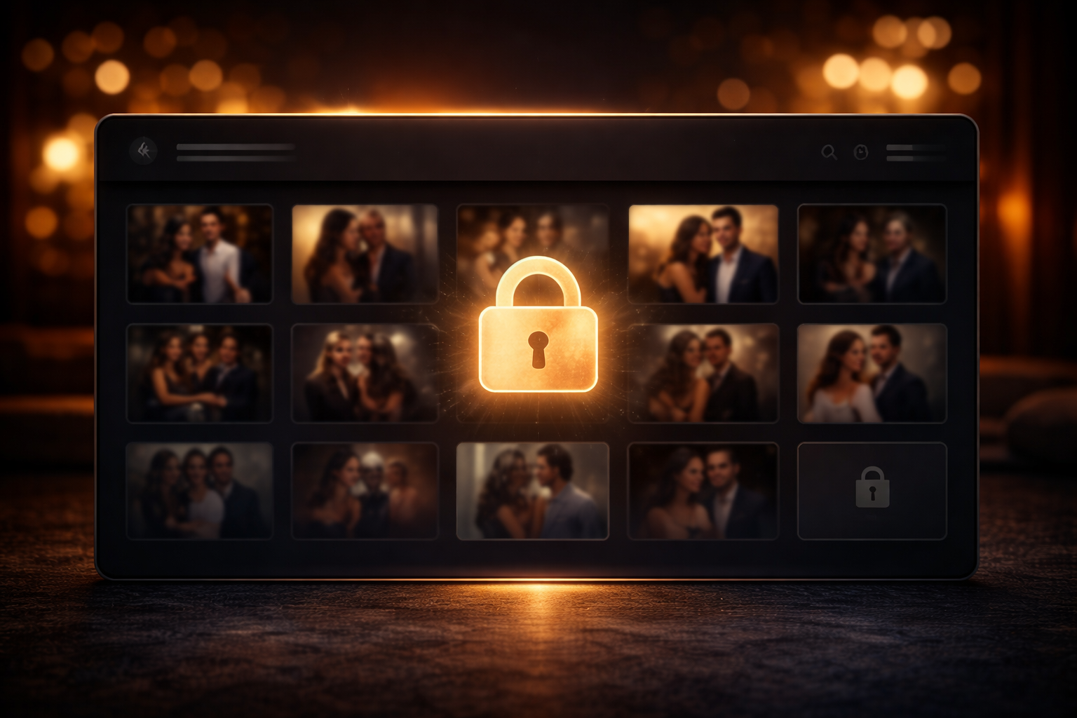 Private photo area